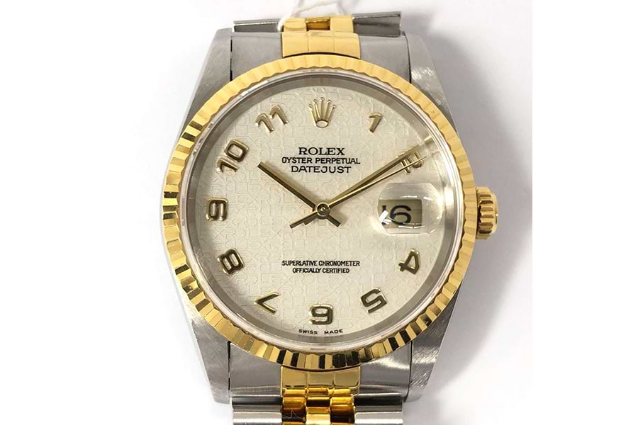 ロレックス デイトジャスト メンズ 16233 自動巻き SS/YG